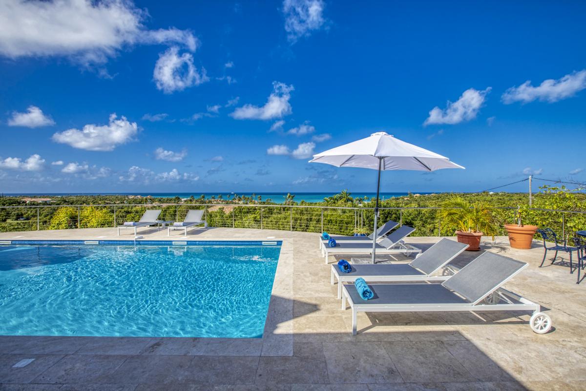 Location villa Saint Martin Terres Basses - villa 4 chambres 8 personnes - A 300m de la plage de Baie aux Prunes - Piscine et Vue mer (4)